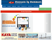 Tablet Screenshot of kocaeliisrehberi.net